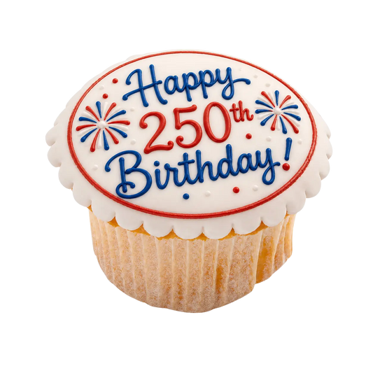 USA 250th Cupcake CustomCookies.com
