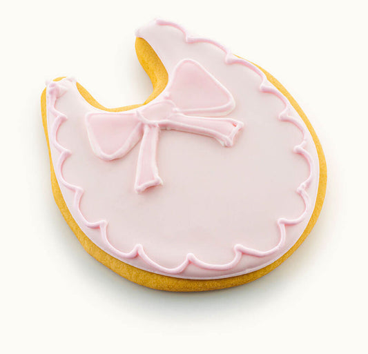 Baby Bib Cookies for Baby Shower