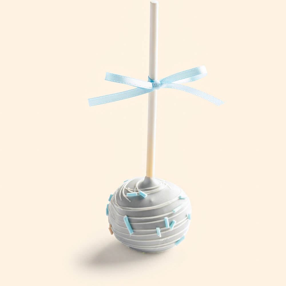 Baby Boy Shower Cake Pops Gray