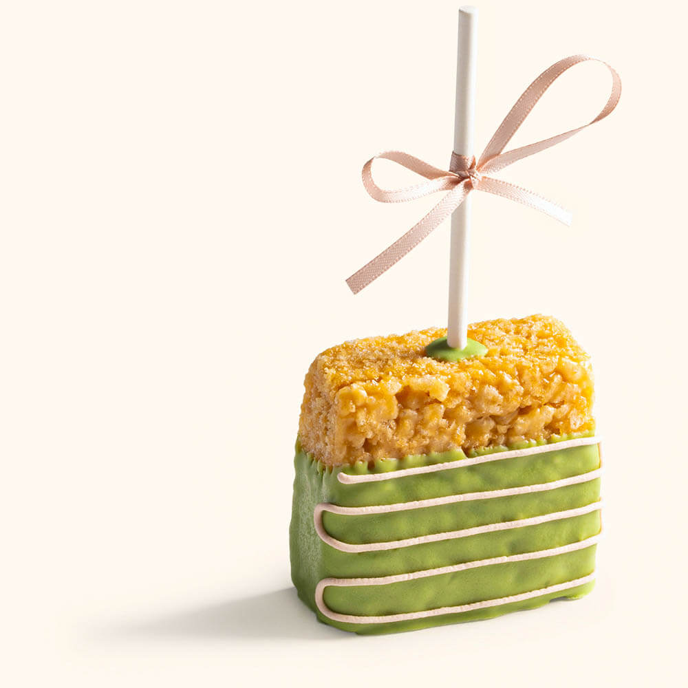 Baby Shower Rice Krispie Treats Green