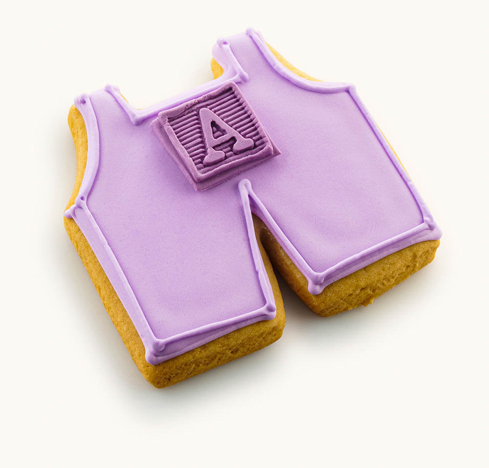 Baby Sugar Cookies For Girl Purple
