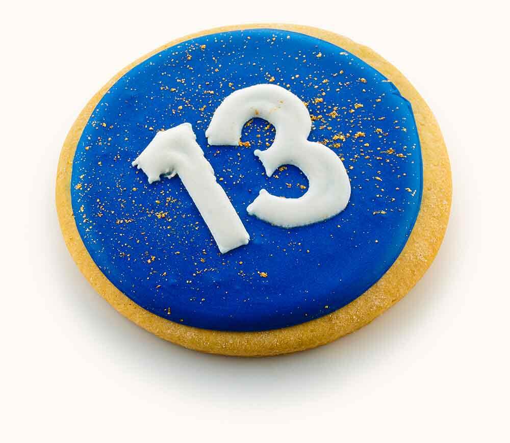 Bar Mitzva Cookies Dark Blue