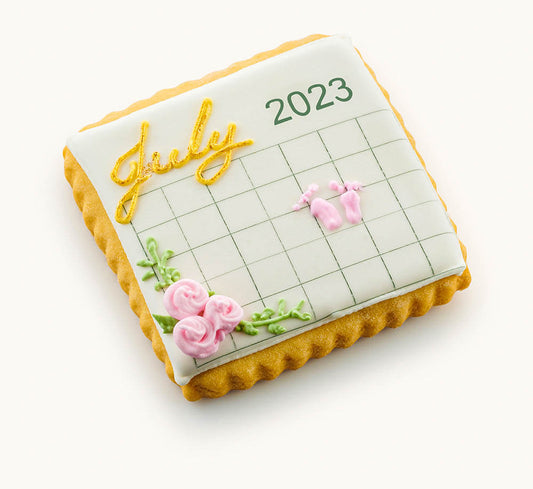birth announcement cookies
