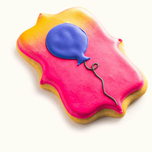 Birthday Balloon Cookies Red