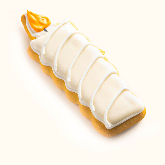 Birthday Candle Cookies White