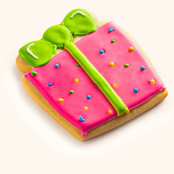 Birthday Present Cookie Pink