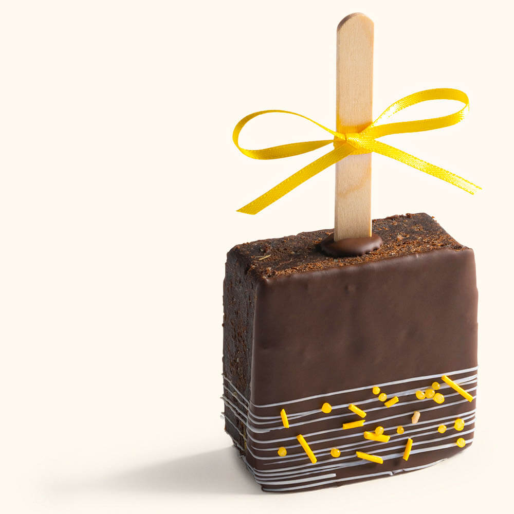 Boy Baby Shower Brownie Pops Yellow