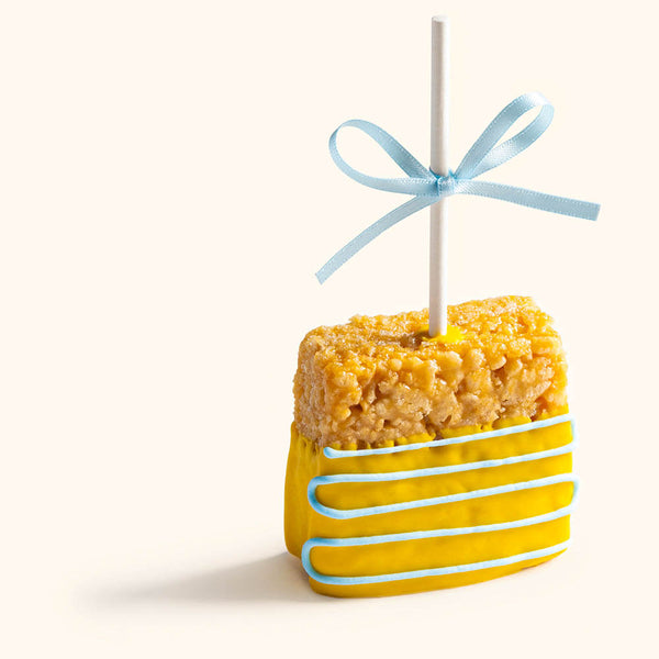 Boy Baby Shower Rice Krispie Treats Yellow