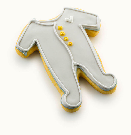 Gray Boy Baby Shower cookies list_default