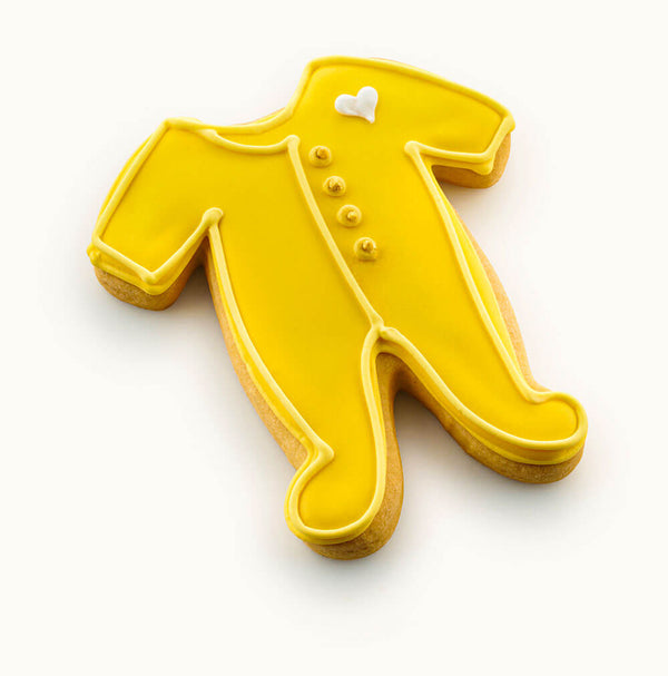 Yellow Boy Baby Shower cookies