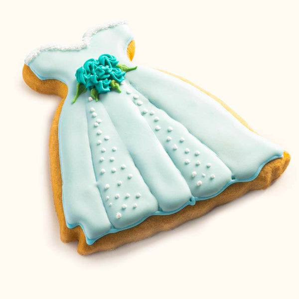 Bridesmaid Dress Cookies Blue