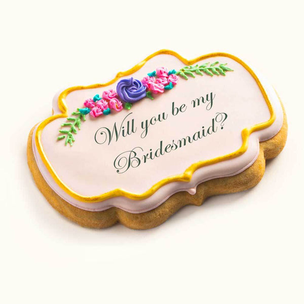 Bridesmaid Proposal Cookies Pink