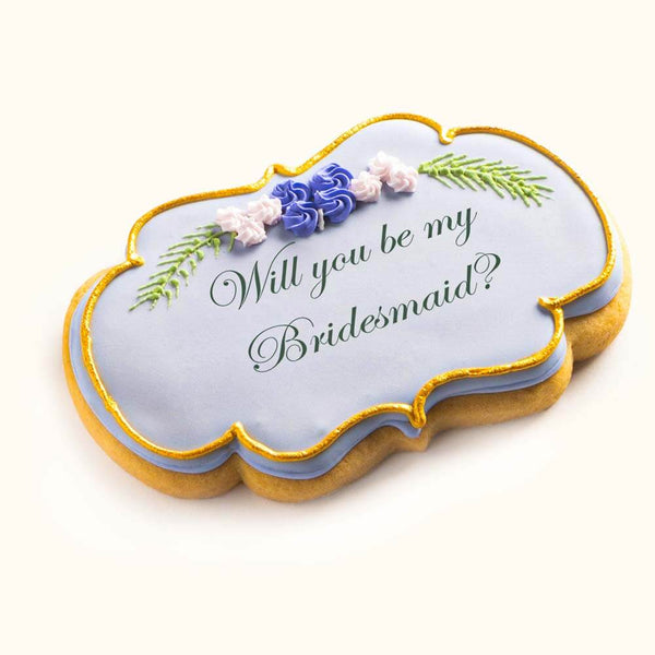 Bridesmaid Proposal Cookies Purple