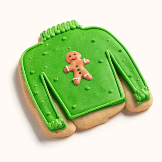 Christmas Gingerbread Ugly Sweater Cookies