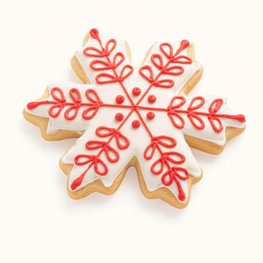 Christmas Snowflake Cookies
