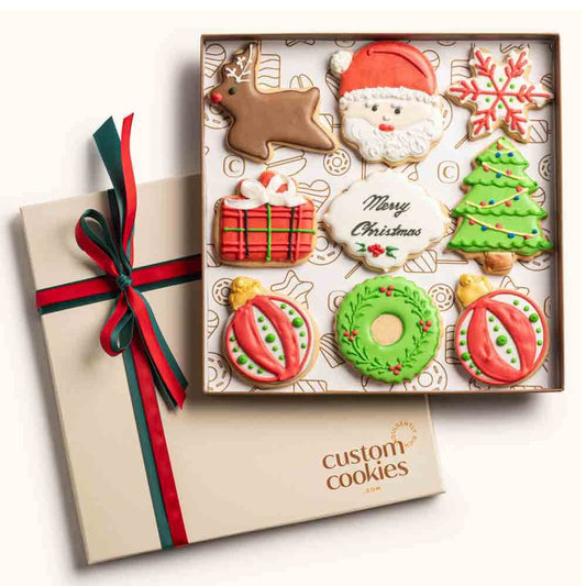 Christmas Supreme Cookie Gift Box CustomCookies.com