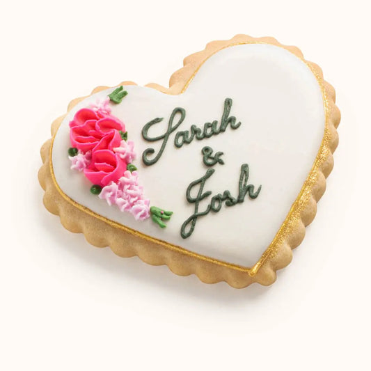 Cookies with Bride and Groom Names