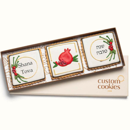 Rosh Hashanah Signature Gift box CustomCookies.com