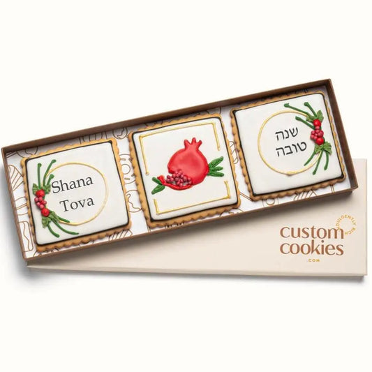 Rosh Hashanah Signature Gift box CustomCookies.com