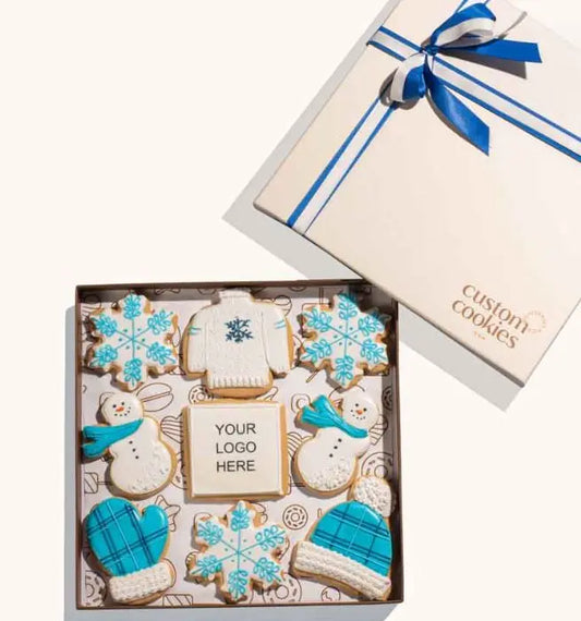 Customized Holiday Supreme Cookie Gift Box