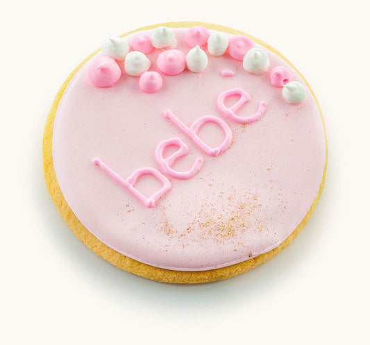 Decorated Baby Girl Cookies Pink