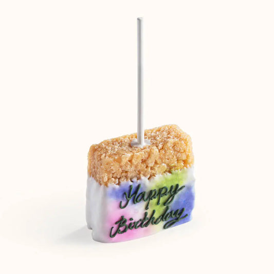 Decorated Birthday Rice Crispy Treats