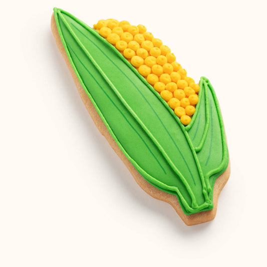Decorated Corn On Cob Cookies