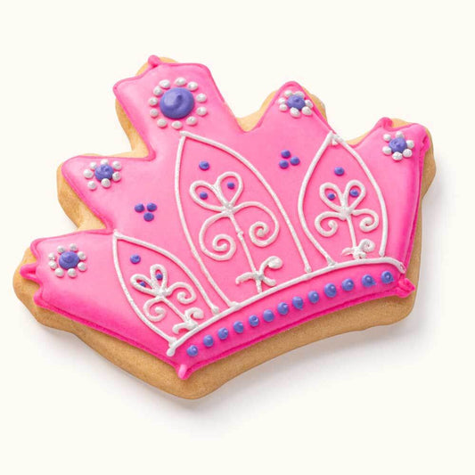 Decorated Crown Cookies