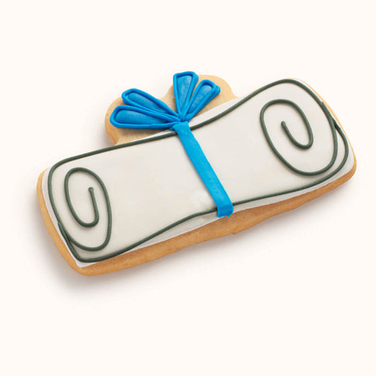 Decorated Diploma Cookies Green