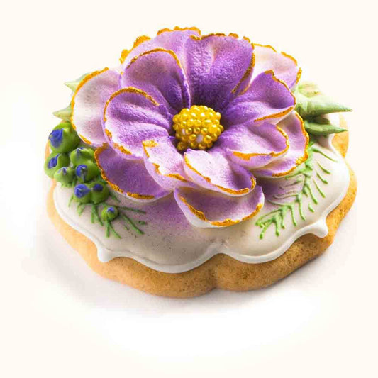 Decorated Flower Cookie