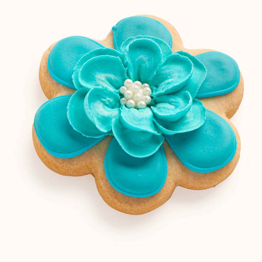 Decorated Flower Cookies
