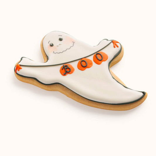 Decorated Ghost Cookies