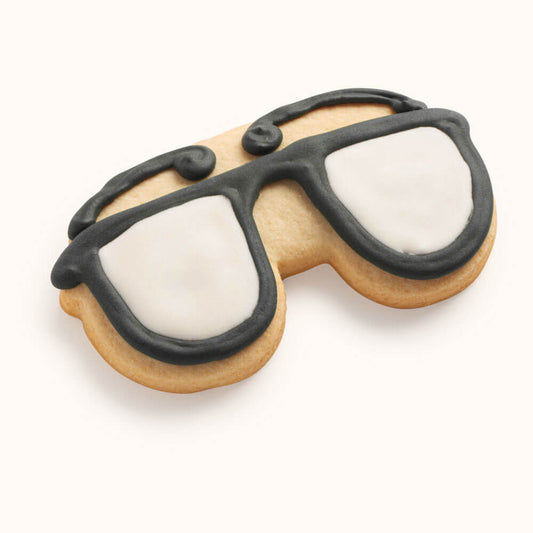 Decorated Glasses Cookies