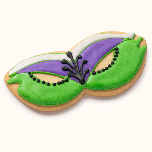 Decorated Mask Cookies White