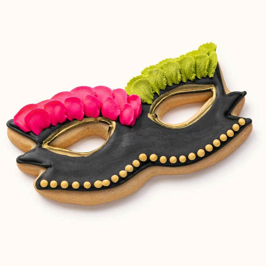 Decorated Mask Cookies Green