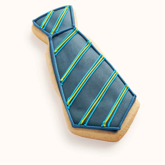 Decorated Neck Tie Sugar Cookies