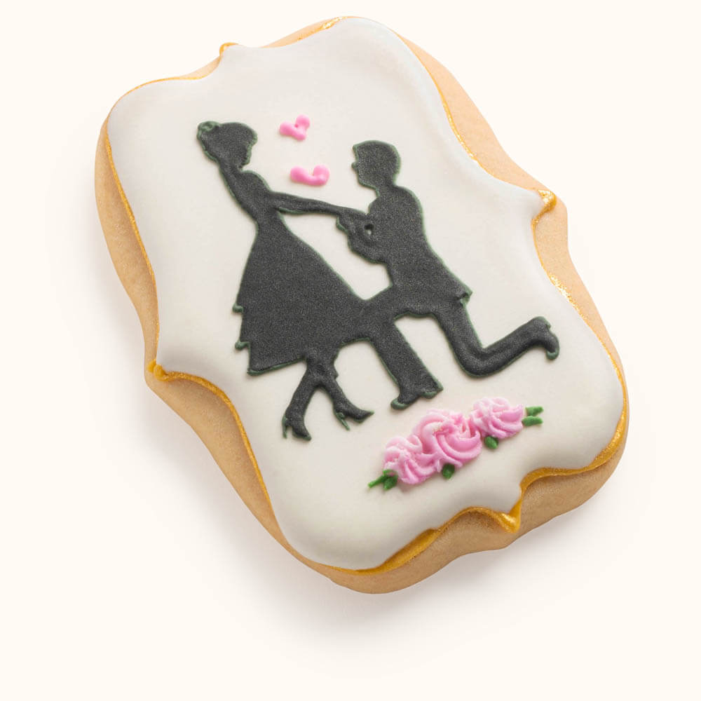 Decorated Proposal Cookies