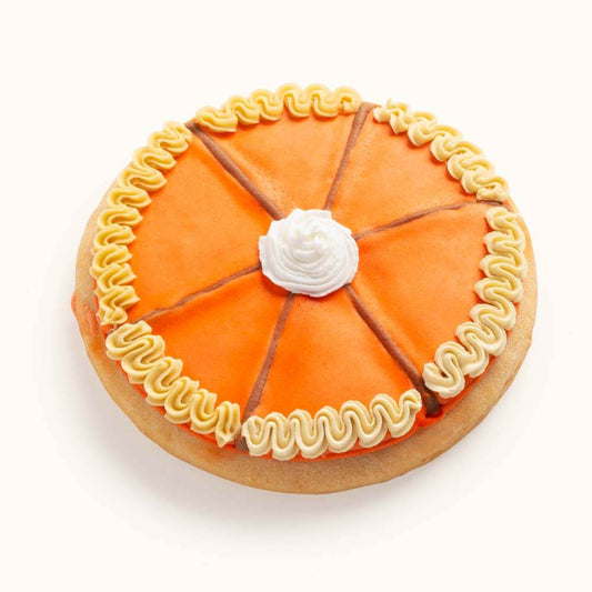 Decorated Pumpkin Pie Sugar Cookie