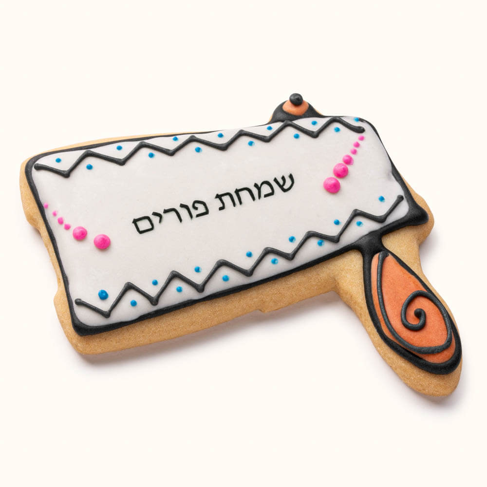 Decorated Purim Cookies Pink