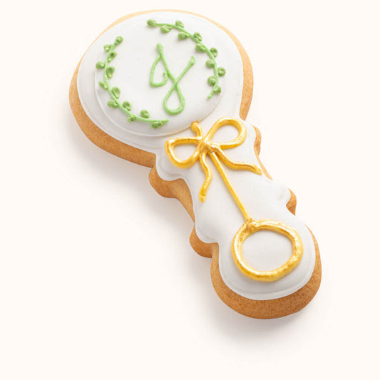 Decorated Rattle Cookie