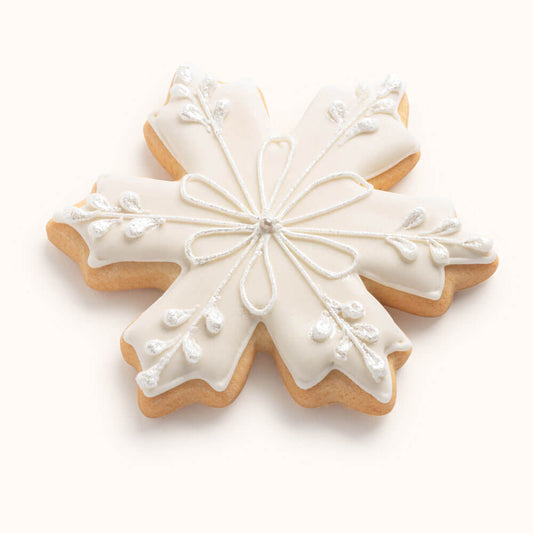 Decorated Snowflake Cookies