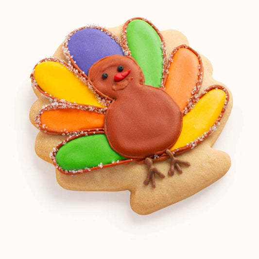 Decorated Turkey Cookies