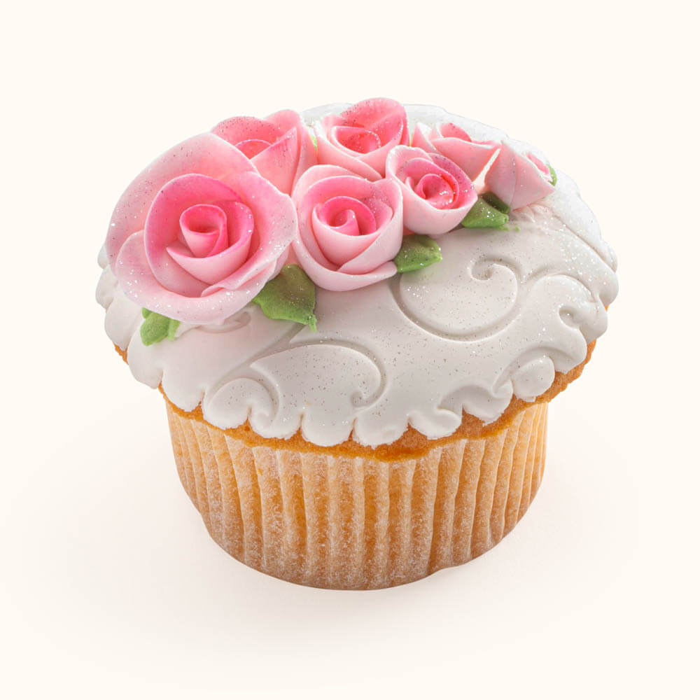 Decorated Wedding Cupcakes