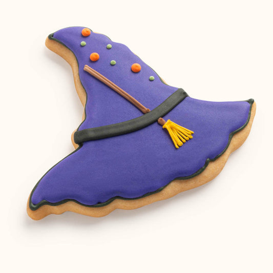 Decorated Witch Hat Cookies