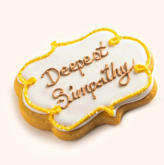 Deepest Sympathy Cookies Brown