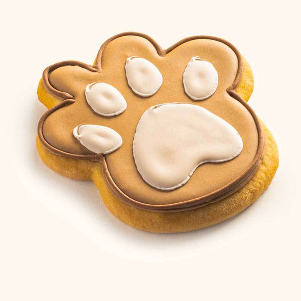 Dog Foot Step Cookie Brown