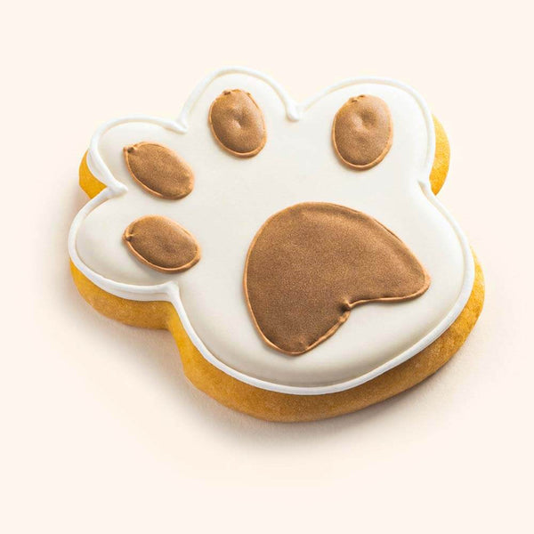 Dog Foot Step Cookie White