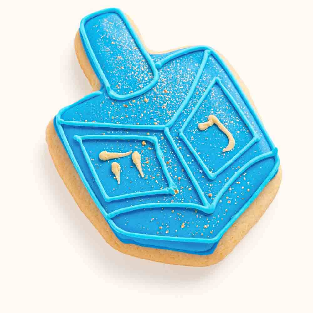 Dreidel Sugar Cookies