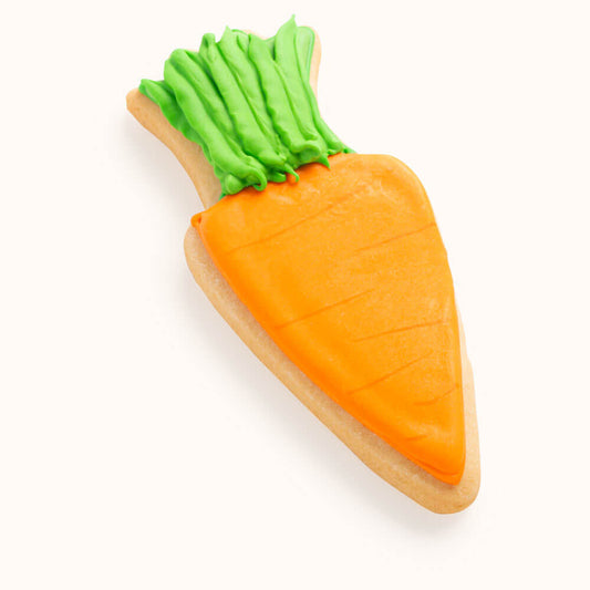 Easter Decorated Carrot Cookies