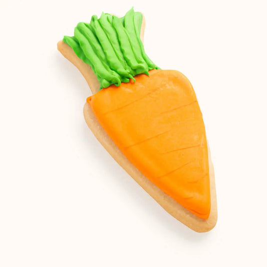 Easter Decorated Carrot Cookies